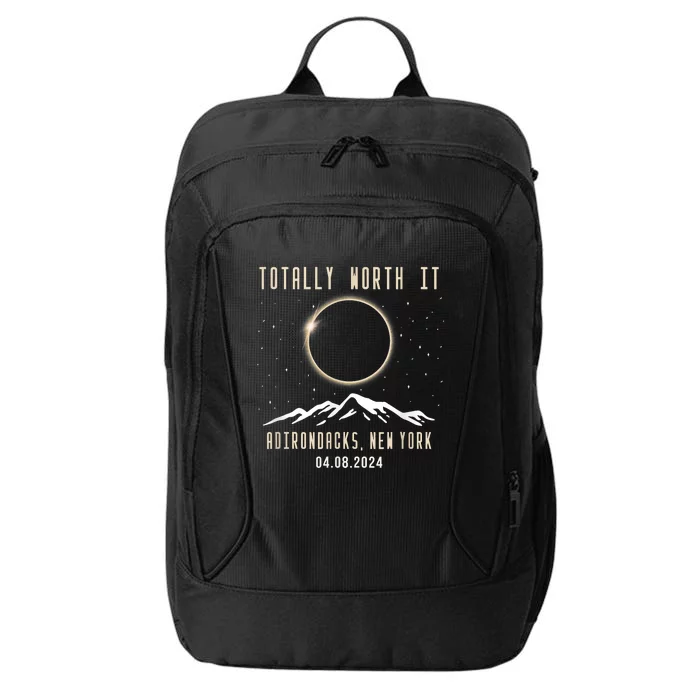 Adirondacks New York 2024 Total Solar Eclipse City Backpack