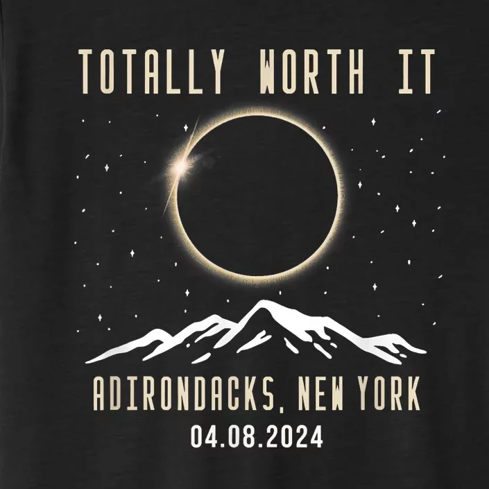 Adirondacks New York 2024 Total Solar Eclipse ChromaSoft Performance T-Shirt