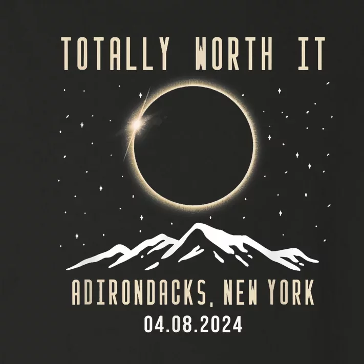 Adirondacks New York 2024 Total Solar Eclipse Toddler Long Sleeve Shirt