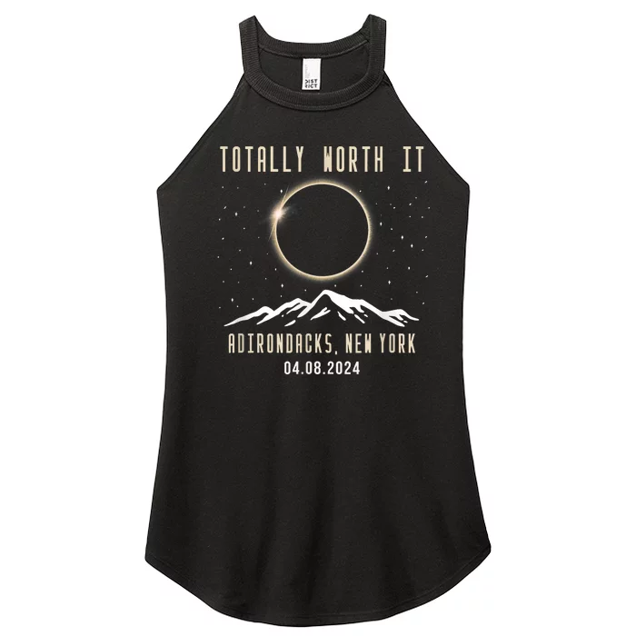 Adirondacks New York 2024 Total Solar Eclipse Women’s Perfect Tri Rocker Tank