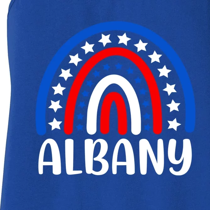 Albany New York Gift I Love Albany Usa Gift Women's Racerback Tank