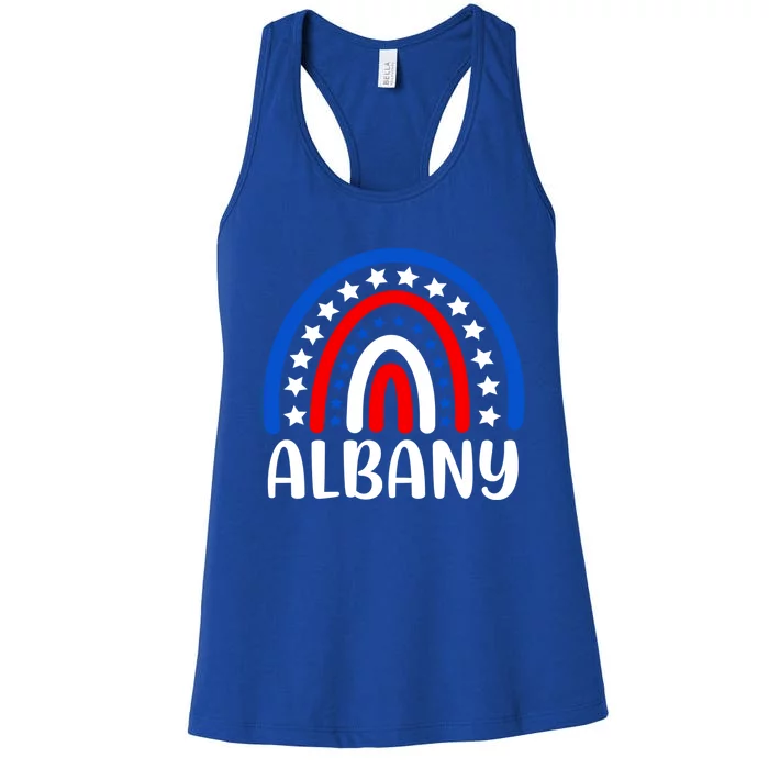 Albany New York Gift I Love Albany Usa Gift Women's Racerback Tank