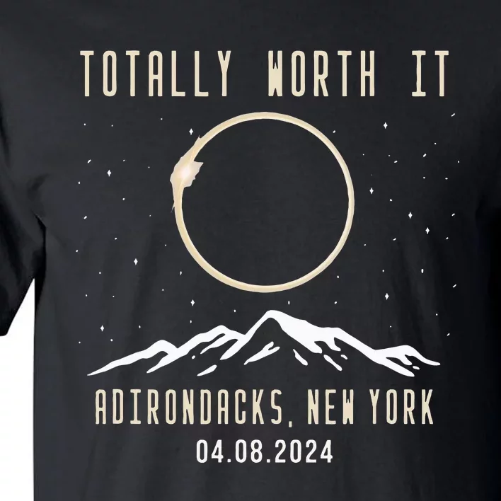 Adirondacks New York 2024 Total Solar Eclipse Tall T-Shirt