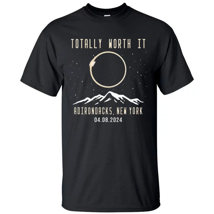 Adirondacks New York 2024 Total Solar Eclipse Tall T-Shirt