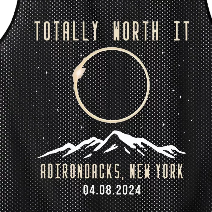 Adirondacks New York 2024 Total Solar Eclipse Mesh Reversible Basketball Jersey Tank