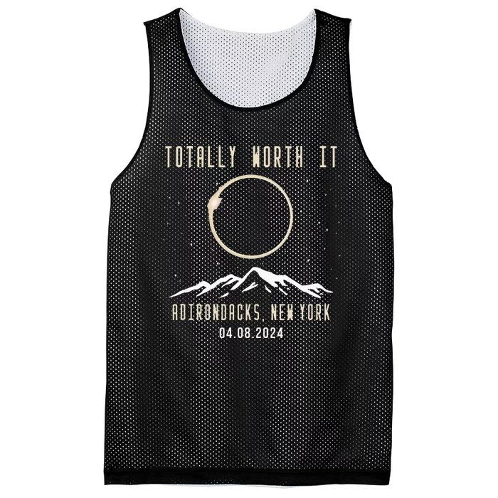 Adirondacks New York 2024 Total Solar Eclipse Mesh Reversible Basketball Jersey Tank