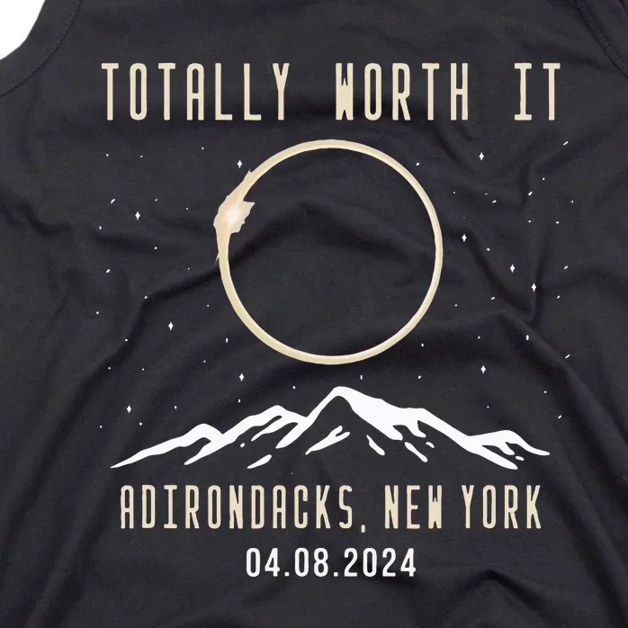 Adirondacks New York 2024 Total Solar Eclipse Tank Top