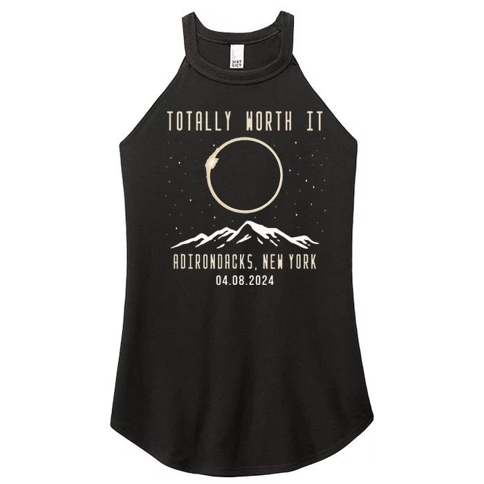 Adirondacks New York 2024 Total Solar Eclipse Women’s Perfect Tri Rocker Tank