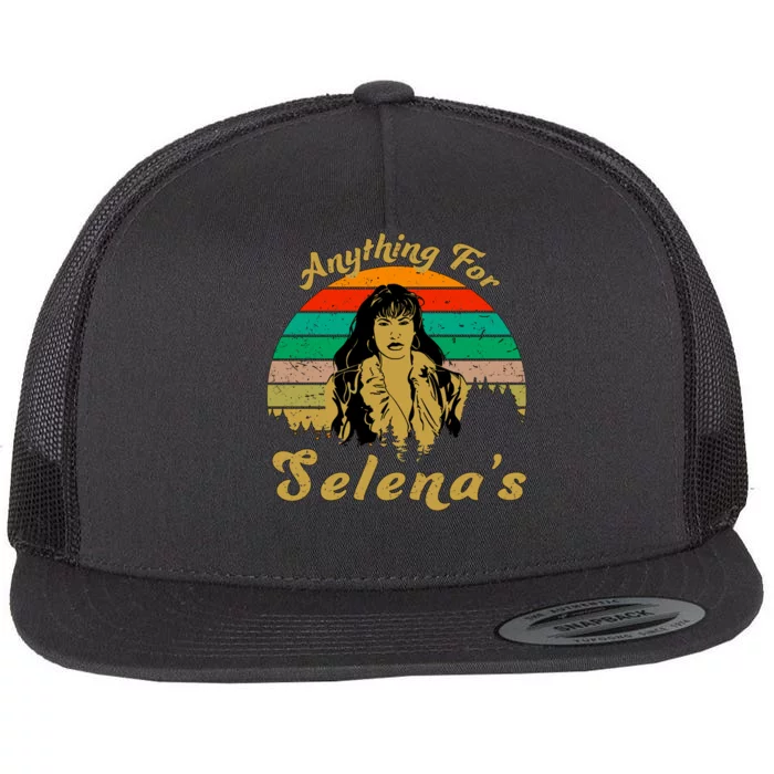 Anything For Selena's Flat Bill Trucker Hat