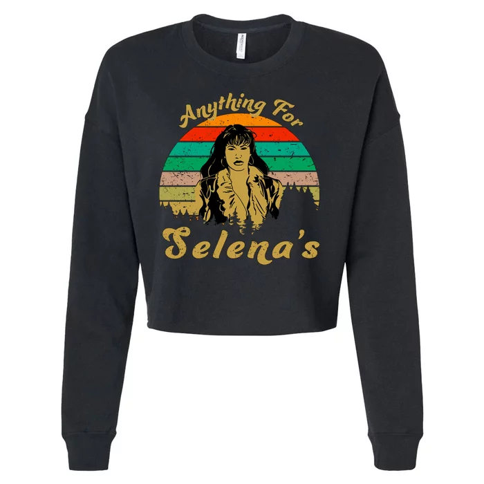 Anything For Selena's Cropped Pullover Crew