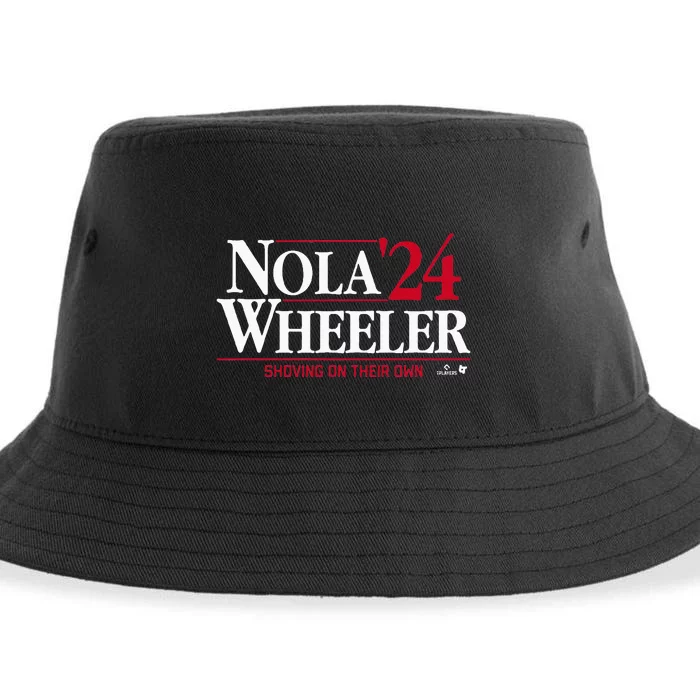 Aaron Nola & Zack Wheeler 24 Philadelphia Baseball Sustainable Bucket Hat