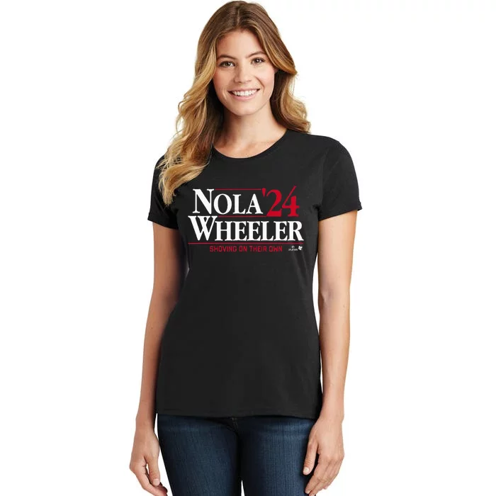 Aaron Nola & Zack Wheeler 24 Philadelphia Baseball Women's T-Shirt