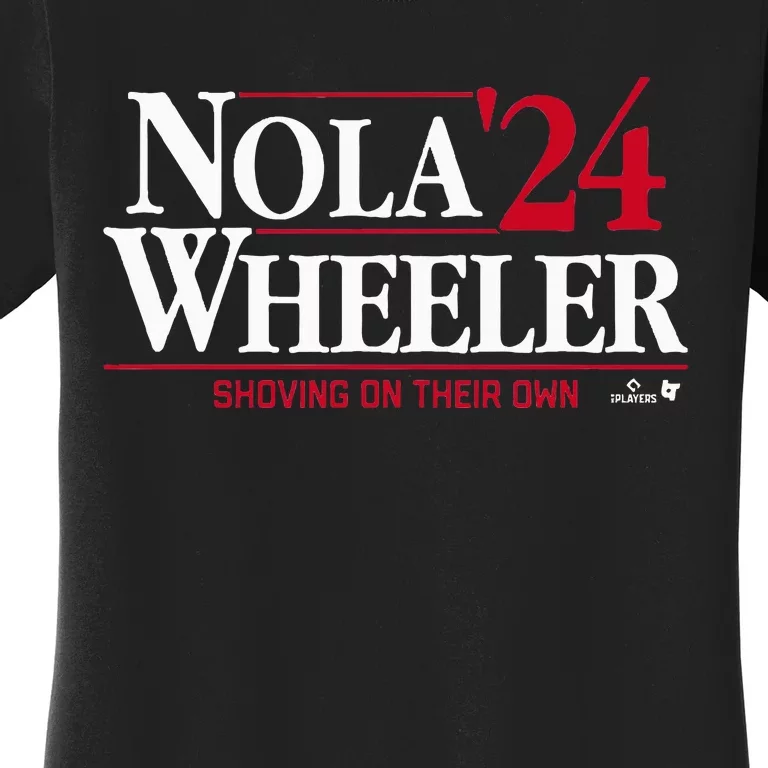 Aaron Nola & Zack Wheeler 24 Philadelphia Baseball Women's T-Shirt