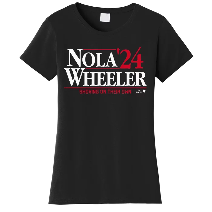 Aaron Nola & Zack Wheeler 24 Philadelphia Baseball Women's T-Shirt