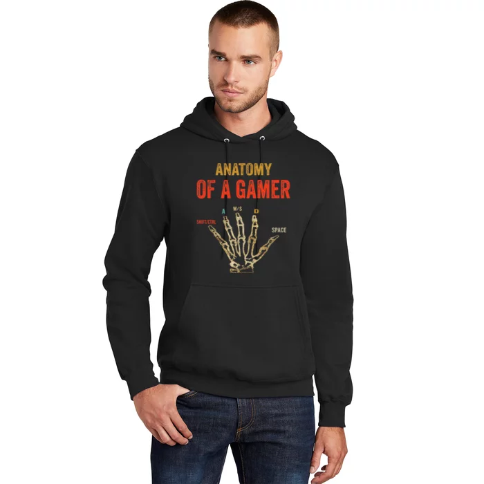 Anatomy of A Gamer Gaming Gifts For Boy Gamer Hoodie