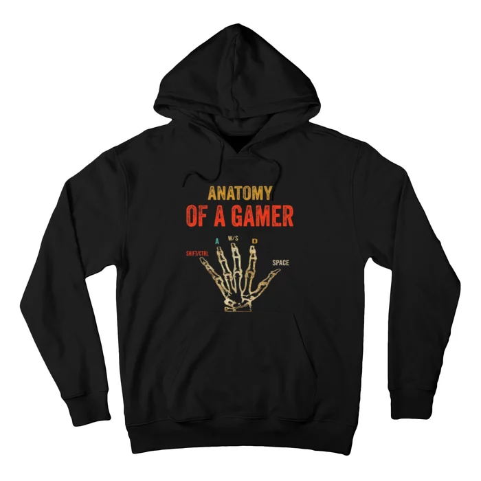 Anatomy of A Gamer Gaming Gifts For Boy Gamer Hoodie