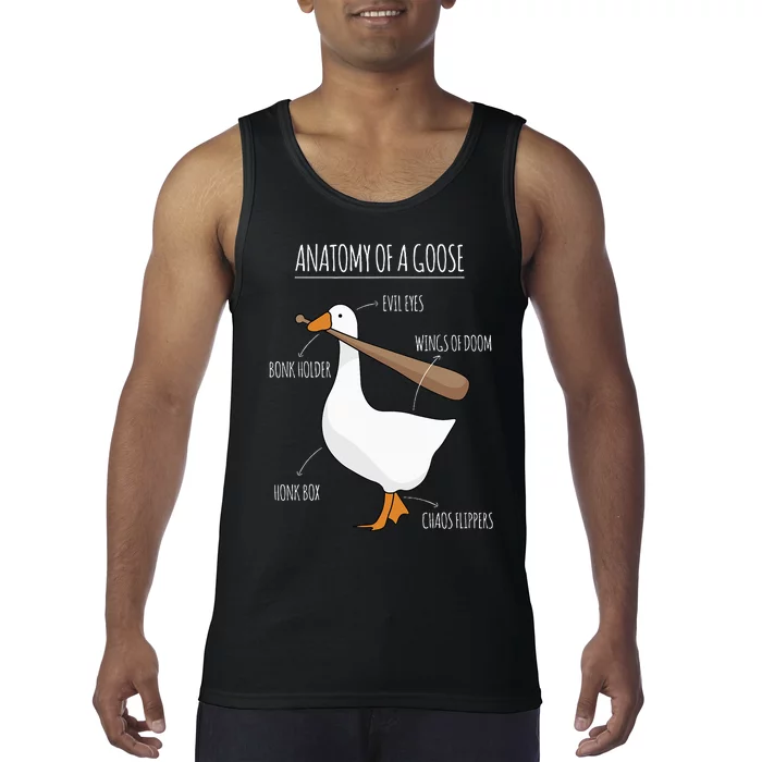 Anatomy Of A Goose Meme Tank Top