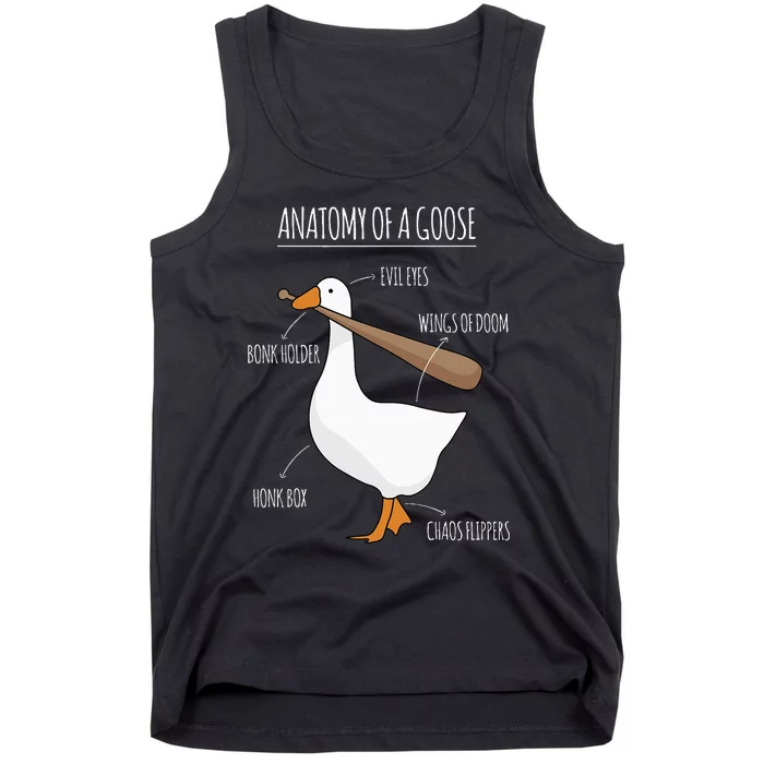 Anatomy Of A Goose Meme Tank Top