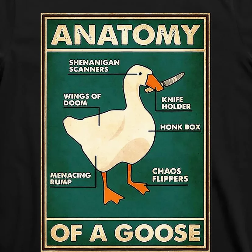 Anatomy Of A Goose With Knife T-Shirt