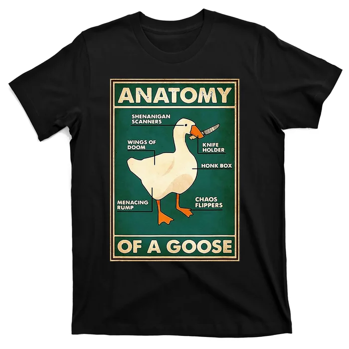 Anatomy Of A Goose With Knife T-Shirt