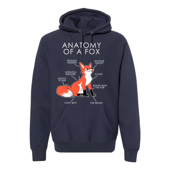 Anatomy Of A Fox Premium Hoodie