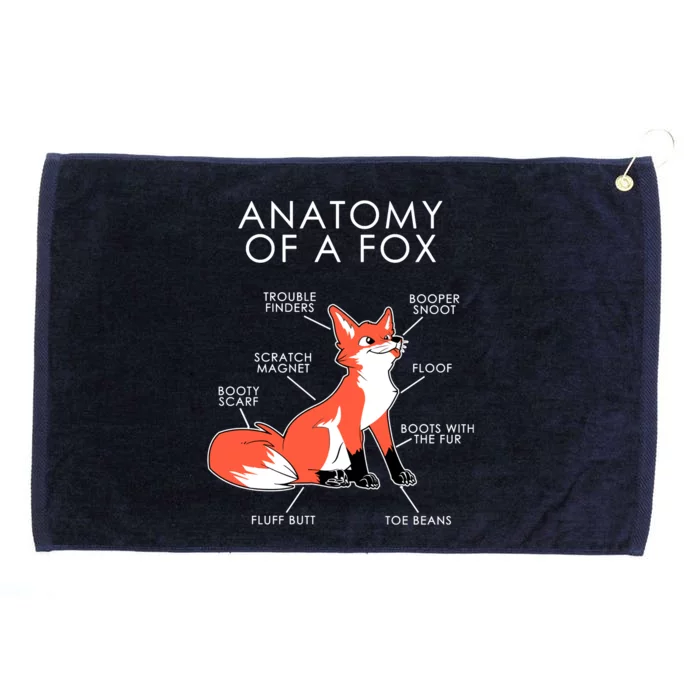 Anatomy Of A Fox Grommeted Golf Towel