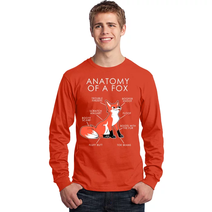 Anatomy Of A Fox Long Sleeve Shirt