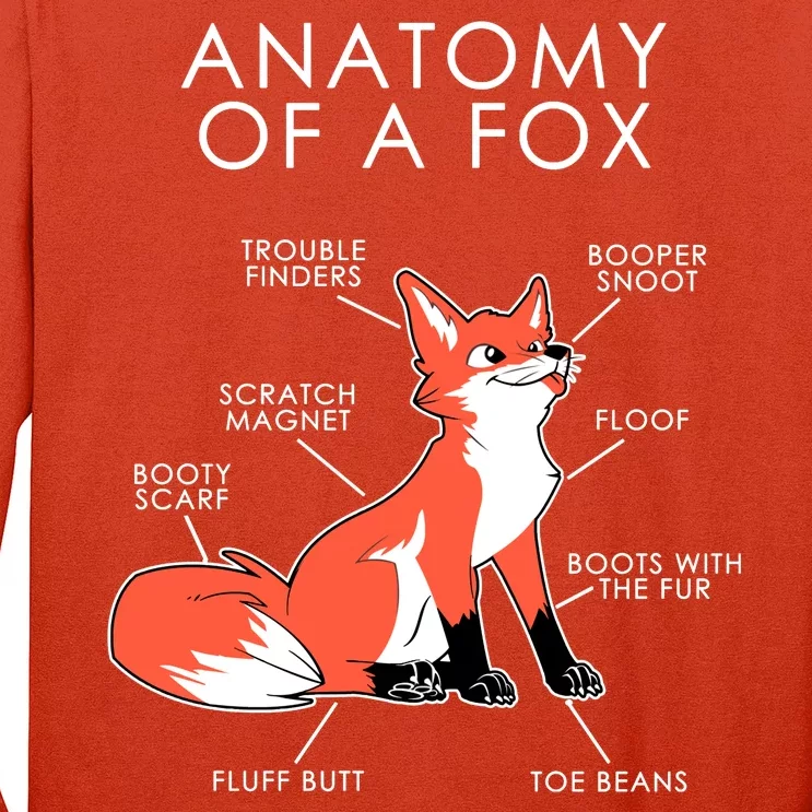 Anatomy Of A Fox Long Sleeve Shirt