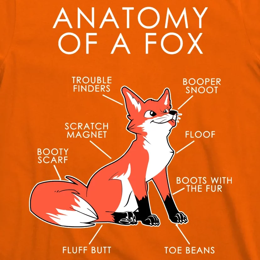 Anatomy Of A Fox T-Shirt