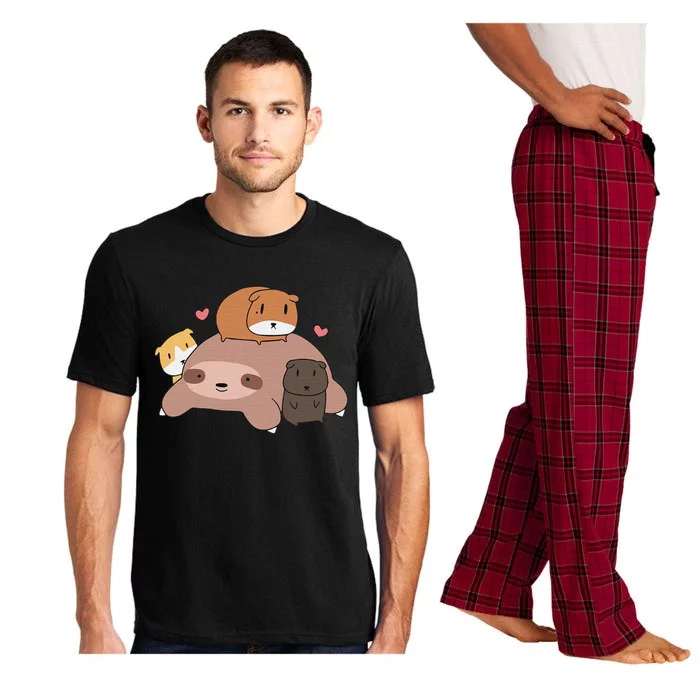 Anatomy Of A Furry Potato Guinea Pig Lover Pajama Set