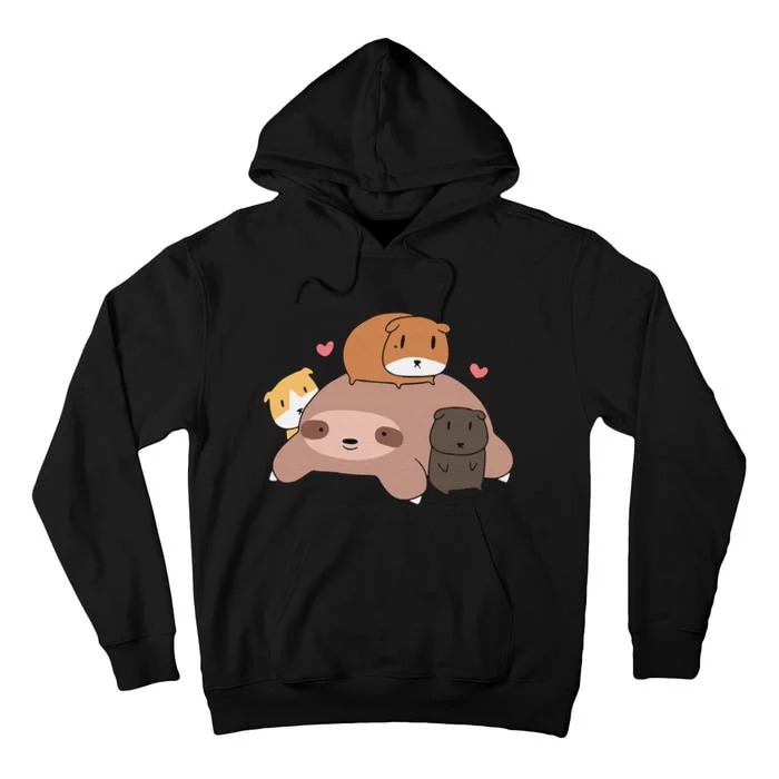 Anatomy Of A Furry Potato Guinea Pig Lover Tall Hoodie