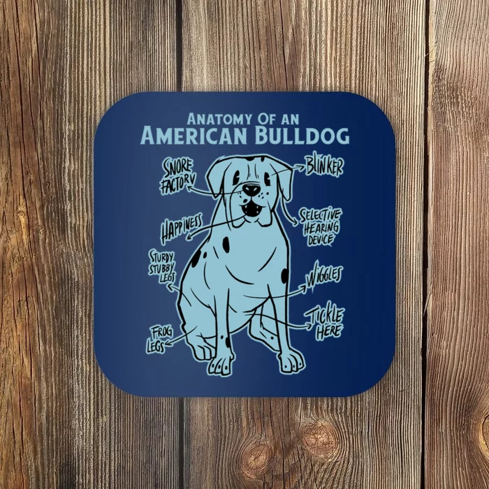 Anatomy Of An American Bulldog Coaster