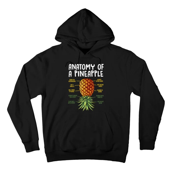 Anatomy Of A Pineapple Swinger Hoodie