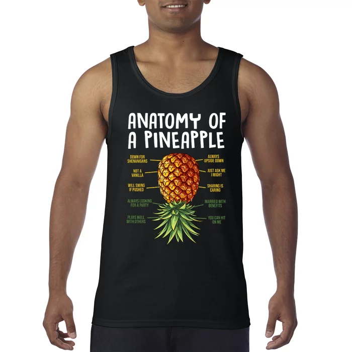 Anatomy Of A Pineapple Swinger Tank Top