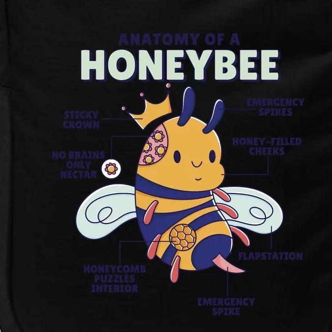 Anatomy Of A Honeybee Bumblebee Impact Tech Backpack