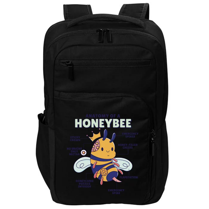 Anatomy Of A Honeybee Bumblebee Impact Tech Backpack