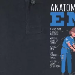 Anatomy Of An EMT Paramedic EMT EMS Health Care Softstyle Adult Sport Polo