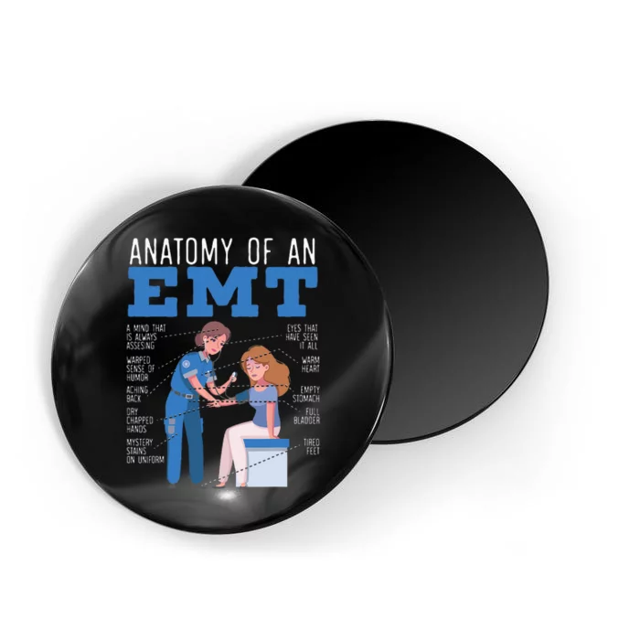 Anatomy Of An EMT Paramedic EMT EMS Health Care Magnet