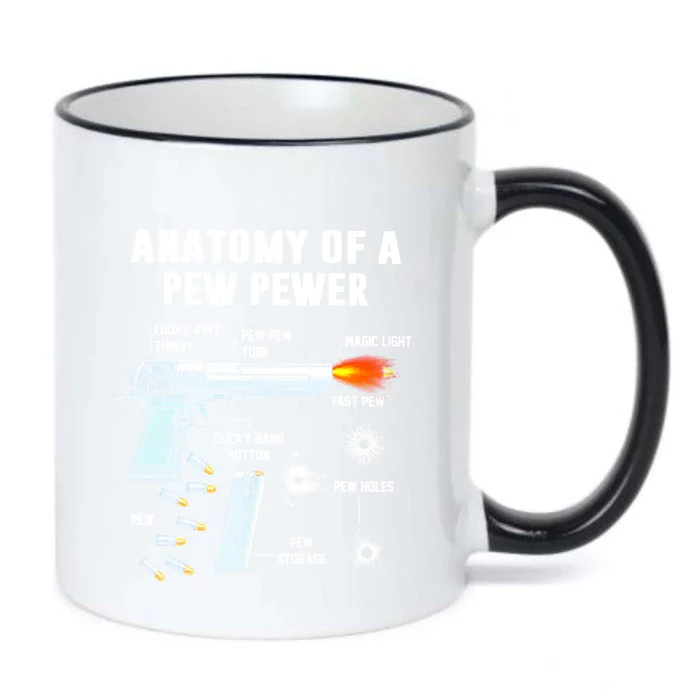 Anatomy Of A Pew Pewer Gift Black Color Changing Mug