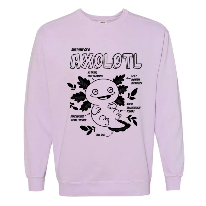 Anatomy Of A Axolotl Garment-Dyed Sweatshirt