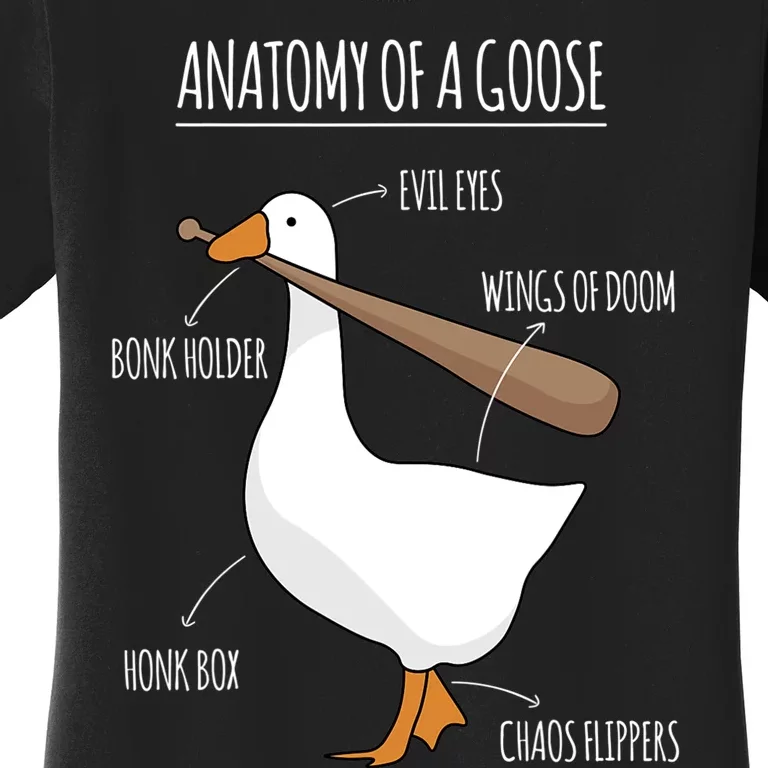 Anatomy Of A Goose Meme Women's T-Shirt