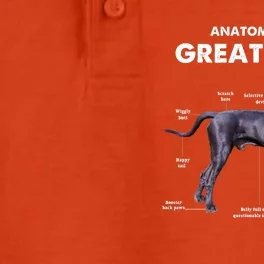 Anatomy Of A Great Dane Perfect Gift For Dog Lovers Dry Zone Grid Performance Polo