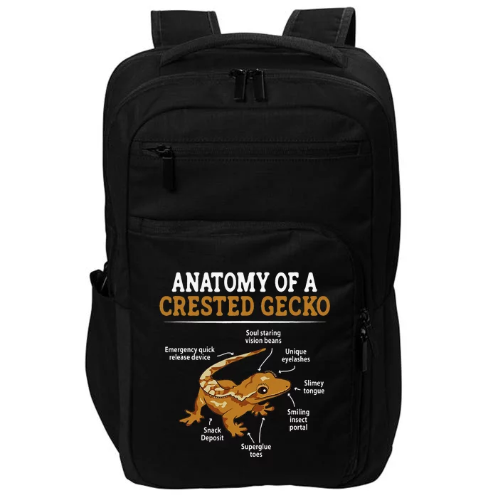 Anatomy of A Leopard Gecko Lizard Lover Impact Tech Backpack