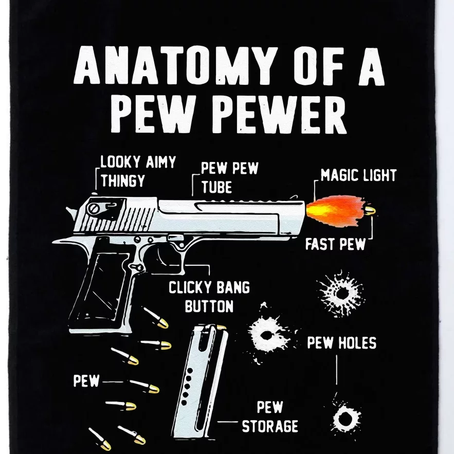 Anatomy Of A Pew Pewer Platinum Collection Golf Towel