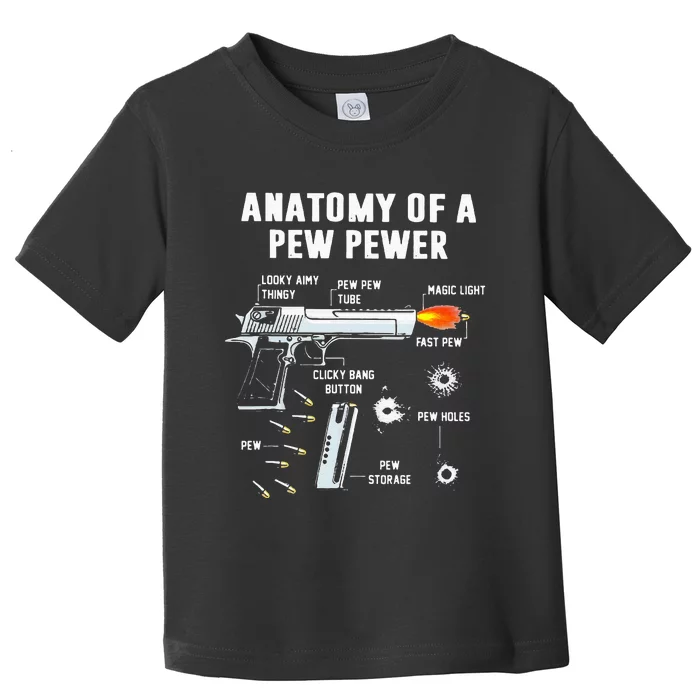 Anatomy Of A Pew Pewer Toddler T-Shirt