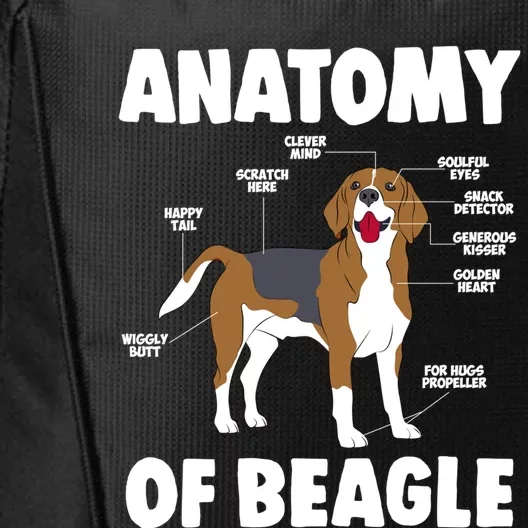 Anatomy Of A Beagle Meaningful Gift City Backpack