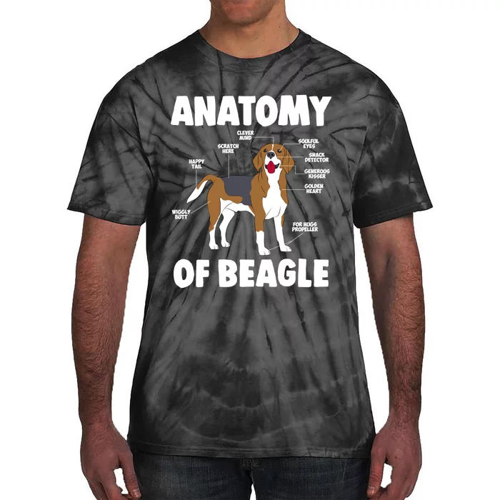 Anatomy Of A Beagle Meaningful Gift Tie-Dye T-Shirt