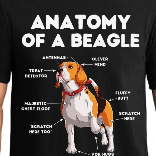 Anatomy of a Beagle Funny Beagle Dog Lover Pajama Set