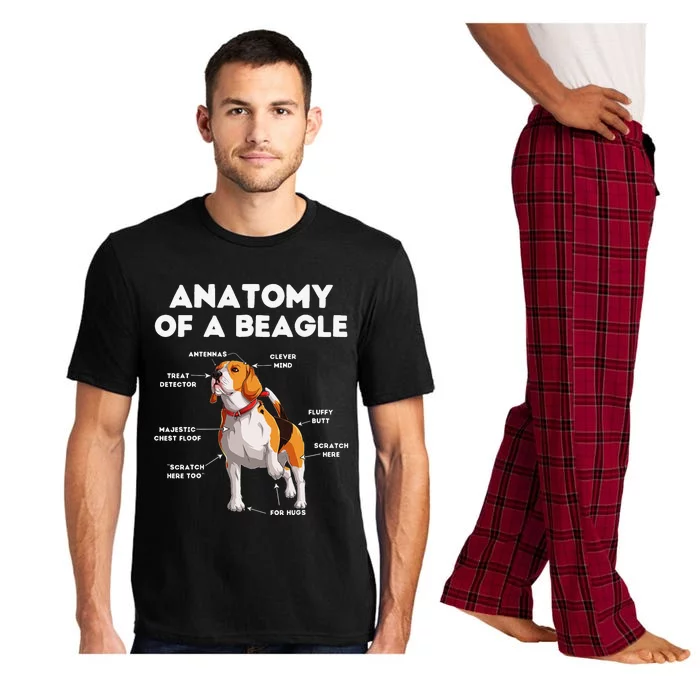 Anatomy of a Beagle Funny Beagle Dog Lover Pajama Set