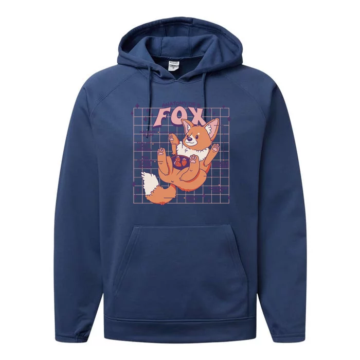 Anatomy Of A Fox Performance Fleece Hoodie